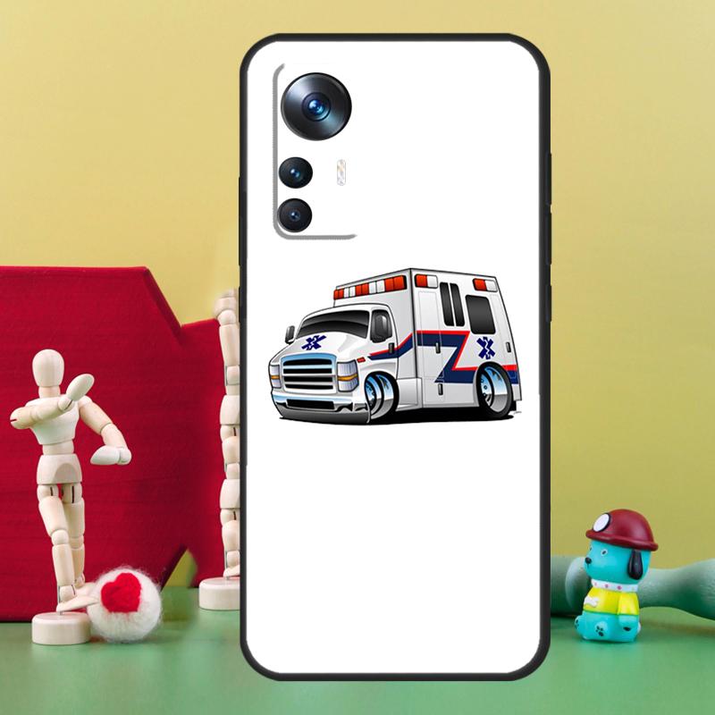 Ambulance EMS EMT Paramedic For Xiaomi 12T 11T 13 Pro 12 Lite 12X Case For POCO F5 X3 X4 X5 Pro F3 F4 GT M5 C40 Coque
