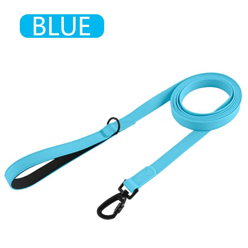 

1.2/1.5/2m Guard Rope New Cats Dogs Dog Leashes Outdoor Travel Training Chain Heavy Duty Towing Rope Pet Walking Training Leash 1.2mx2.0cmx2mm синій