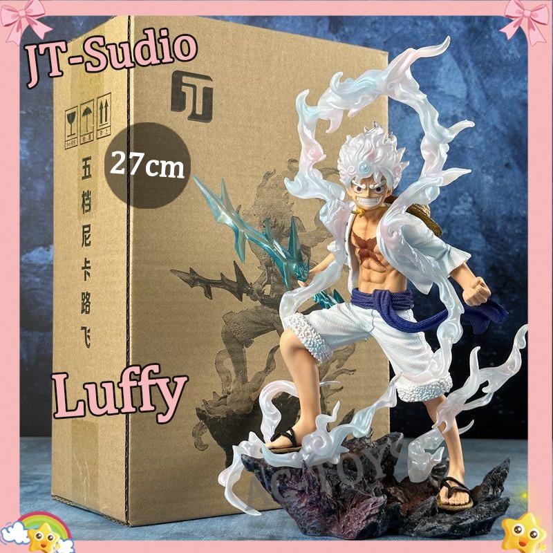 JT Studio One Piece Monkey D. Luffy Sun God Nika Figure - High Quality 30cm PVC Model - Wano Arc Battle Ver. Desktop Ornament