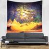SHRAPHY Egyptian Horus Eye Tapestry Wall Hanging Egyptian Pyramids Wall Tapestry Starry Sky Tapestries Wall Art Wall Blanket for Bedroom Home Decor