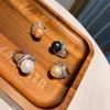 Tiktok Cross Border Australian Fritillaria Pearl Women's Ring Fashion Creative Jewelry Adjustable Hand