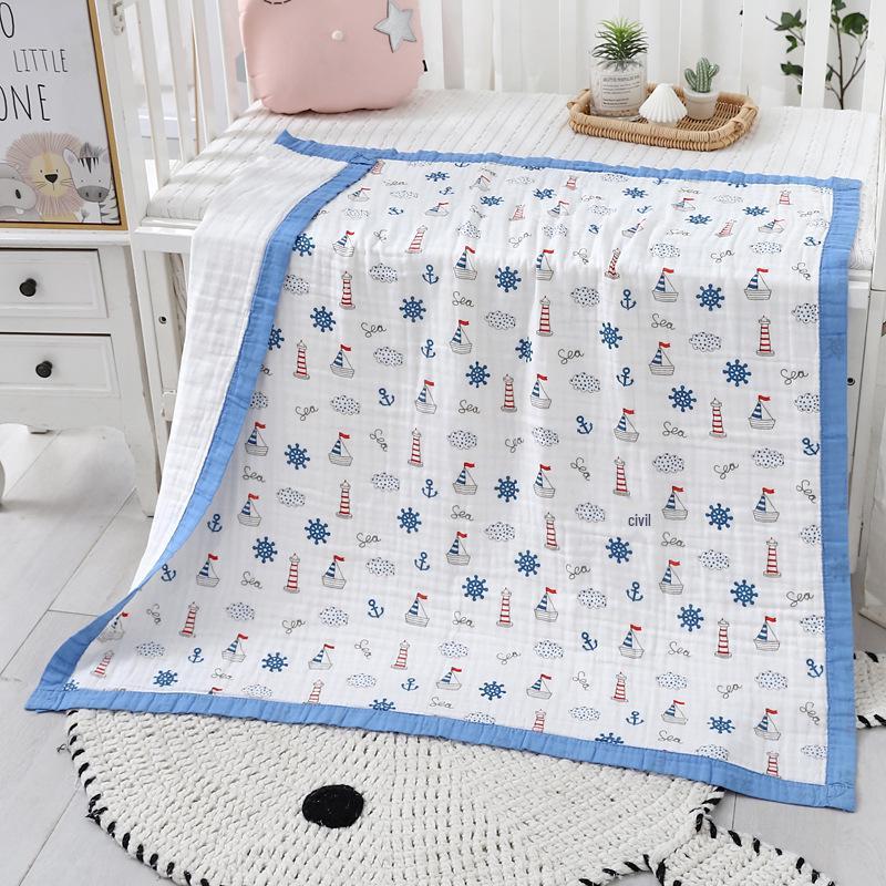 Soft Cartoon Baby Bath Towel: Pure Cotton, Skin-Friendly, All-Season, Universal Fit