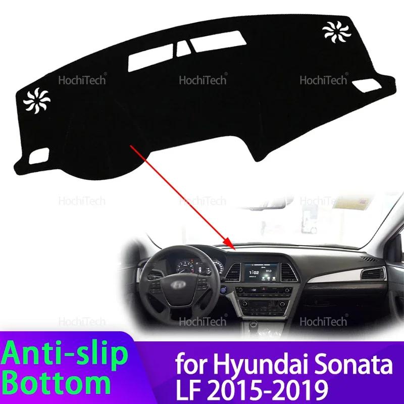 For Hyundai Sonata LF 2015 2016 2017 2018 2019 Car Dashboard Cover Avoid Light Pad Instrument Panel Mat Case Carpets