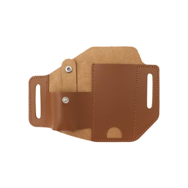 Compactly PU Leather Strategic Pocketknife Sheath And Compass Organizers For Camping Hiking Adventures