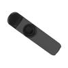 Kazoo Flute ABS Flute Musical Wind Instrument with Diaphragm for Playing Performance Black