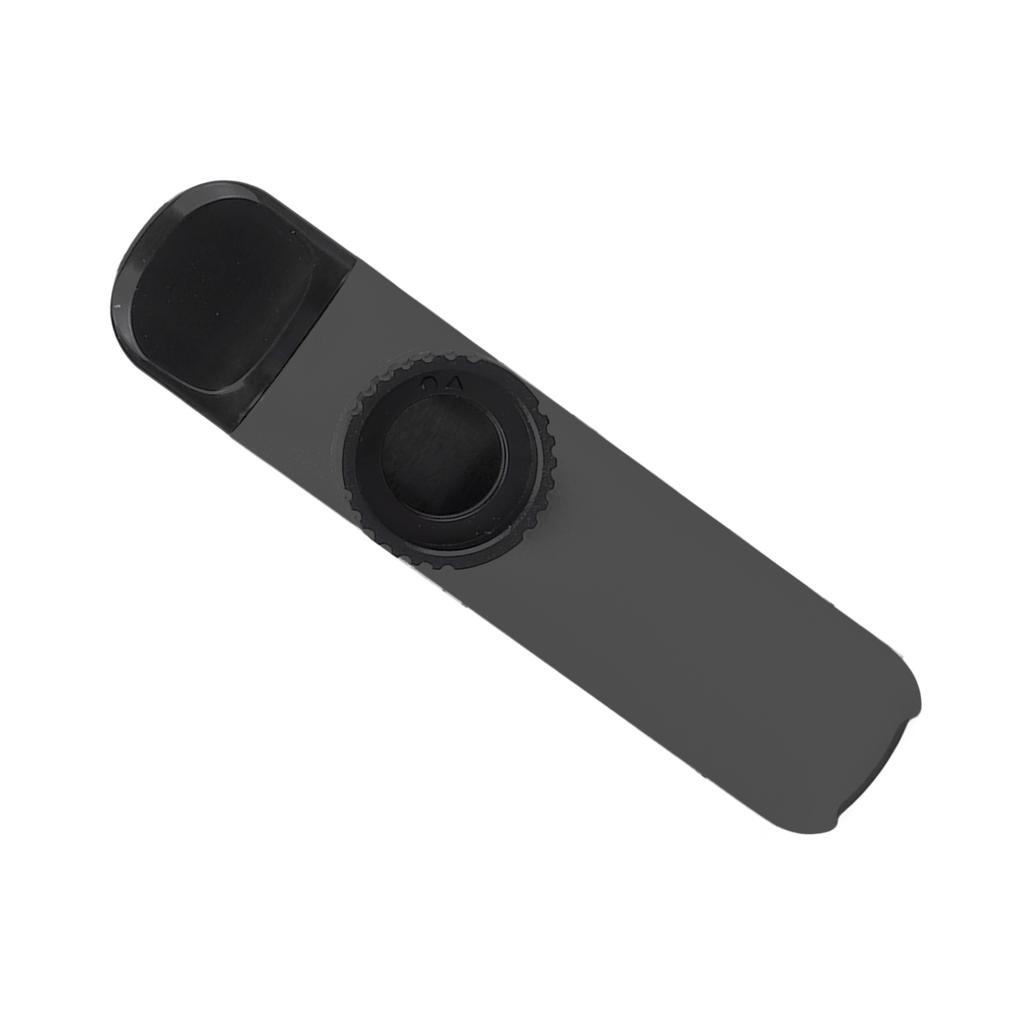 Kazoo Flute ABS Flute Musical Wind Instrument with Diaphragm for Playing Performance Black