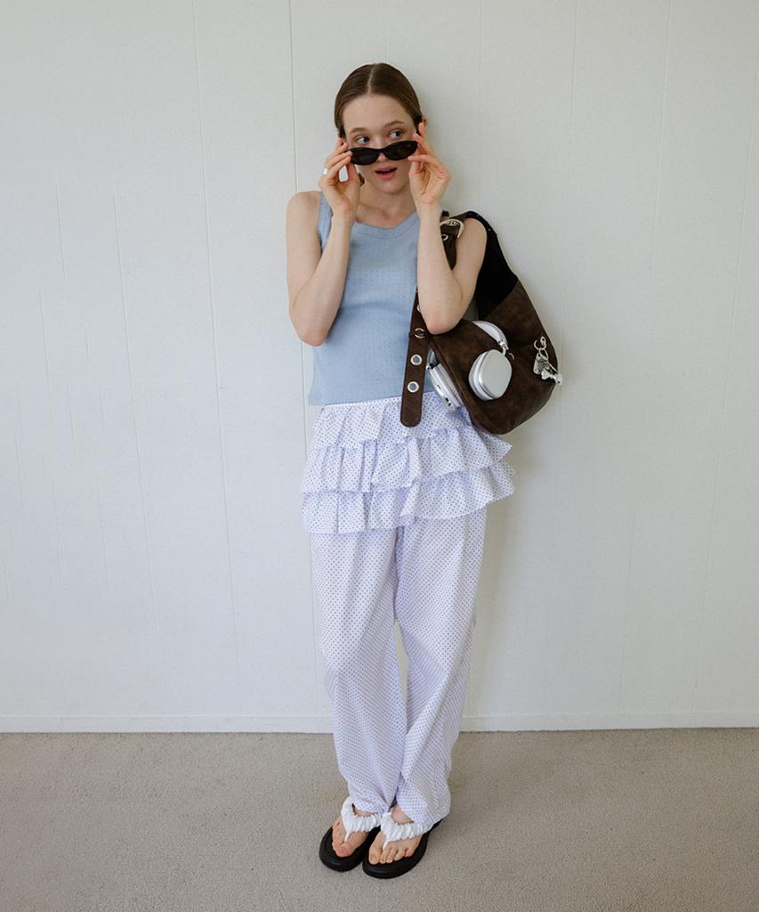 Leteoli Basic Flower Sleeveless_Blue