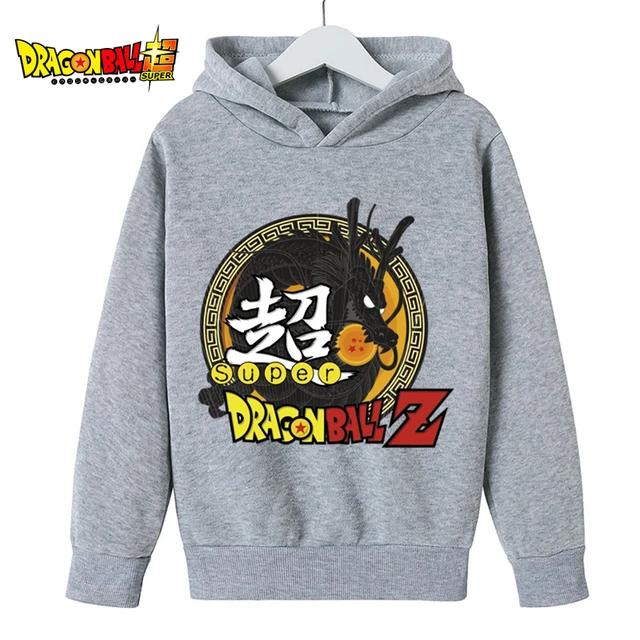 

Дитячі толстовки Dragon Ball Z 2025 Весняний дитячий одяг Модні топи з принтом для малюків Дитячий пуловер з O-подібним вирізом Верхній одяг для хлопчиків 4-14 років 120