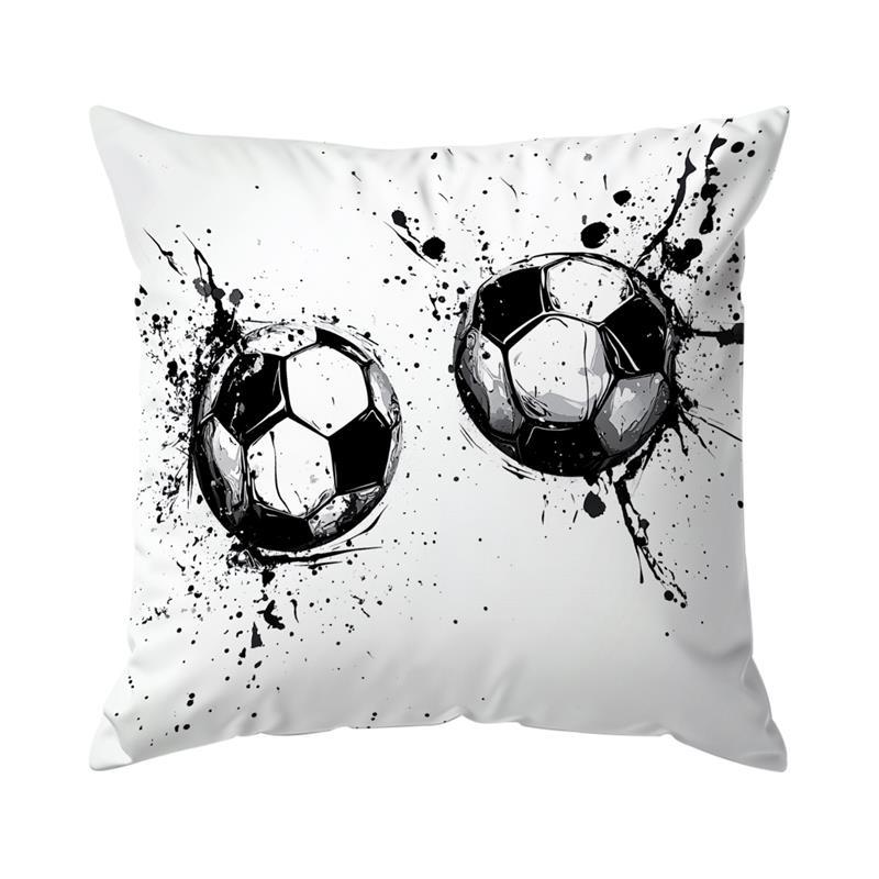 Football Soccer Cushions Pillowcase Printed Polyester 45X45Cm Throw Pillow Cover Decorative Sofa Cushion Pillowslip Home Decor
