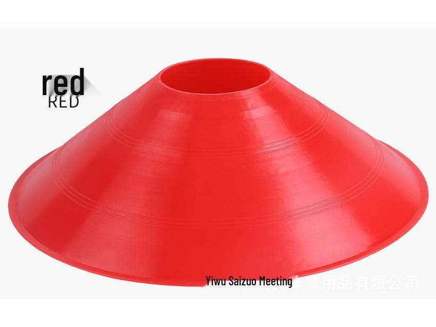30g Thick Round Logo Disc Football Training Marker Cone