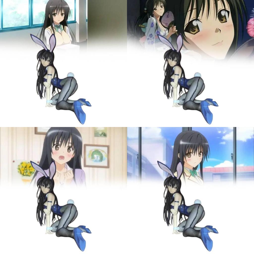 Stunning 1/6 Scale Yui Gokoshikawa Bunny Girl Figure Pvc Collectible Model