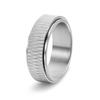 8mm New Fashion Stainless Steel Rotatable Ring for Men