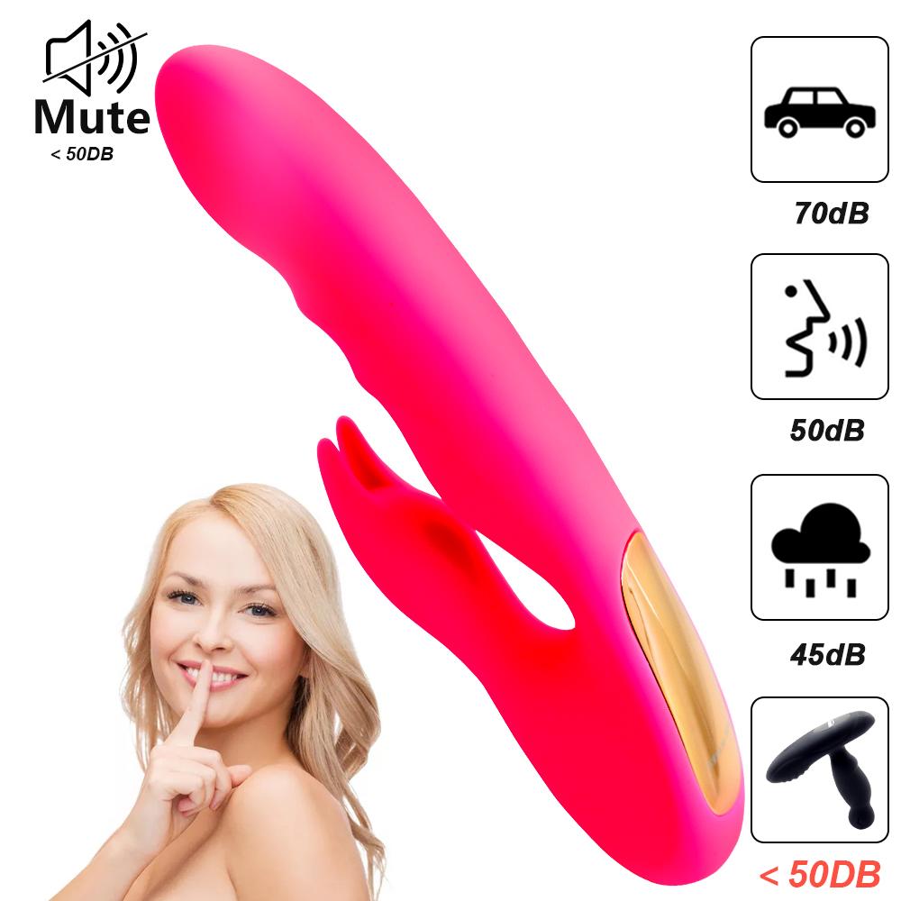 Powerful G-Spot Rabbit Vibrator for Women Beginner Nipple Clitoris Stimulation Female Orgasm Finger Shaped Sex Toys
