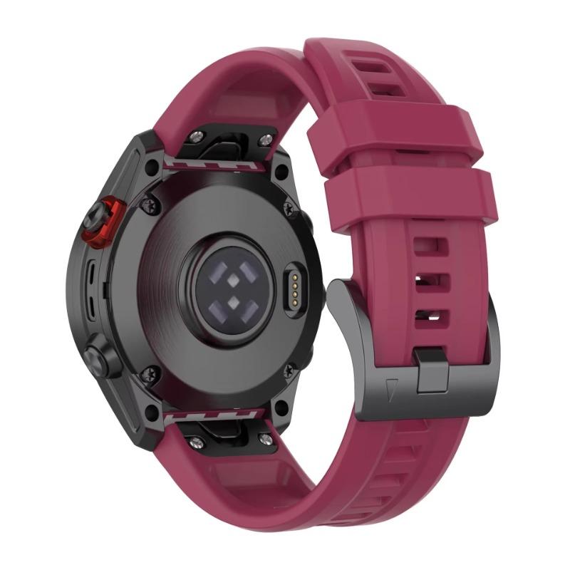 QuickFit 22mm 26mm Silicone Strap for Garmin Tactix 8 Fenix E 8 7X 7 6 6X/Epix Pro Gen 2 51mm 47mm/Enduro 3 Comfortable Correa