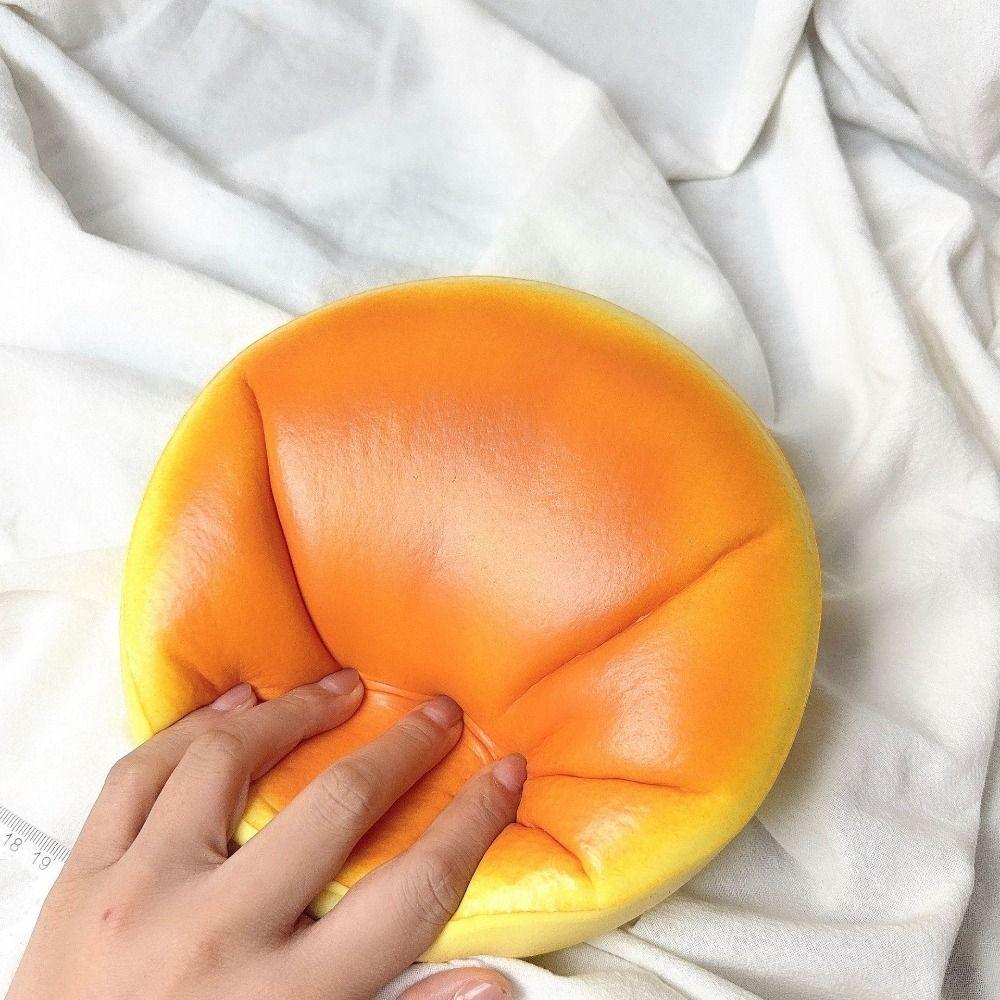 Simulated Simulated Cheese Cake Squeeze Toy Prank Decoration Oversized Bread Squishy Toy Realistic Slow Rising