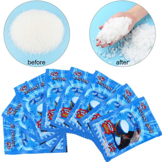Fake Snow Powder Christmas Artificial Flake Faux Snow Powder Filler for DIY Crafts Holiday Decoration