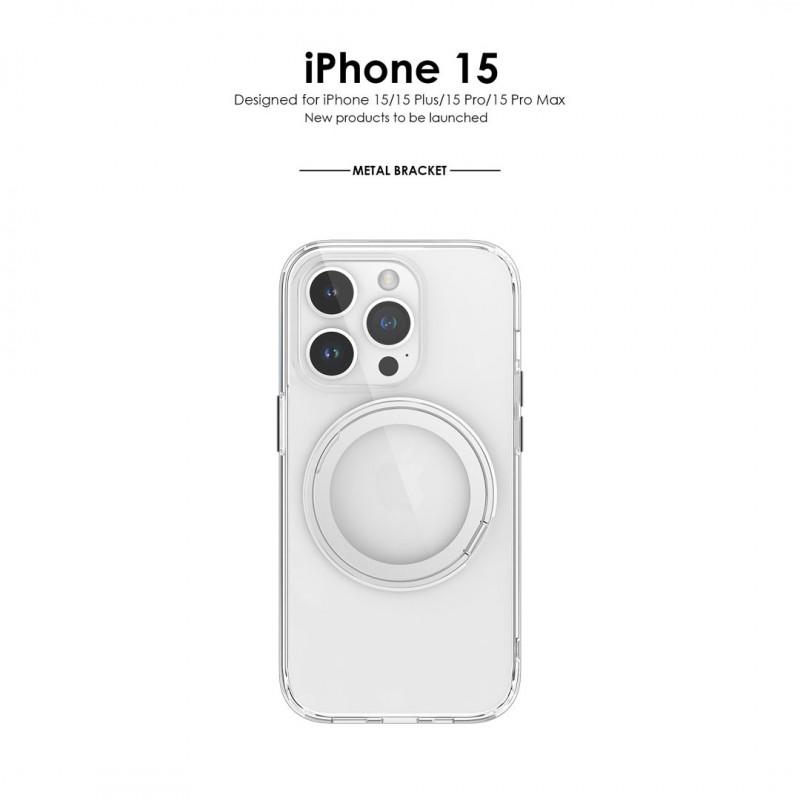 360 Rotating Magnetic Phone Case With Kickstand IPhone 17 Pro 16 15 14 Series PC Matte Anti-Slip Shockproof Cover