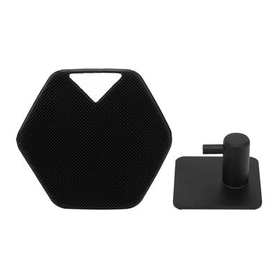Exfoliating Body Scrubber with Hanging Hole Portable Hexagon Soft Silicone Exfoliating Brush