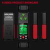 EMF Meter Electromagnetic Radiation Detector Ghost Hunter Professional Magnetic Electric RF Tester Ghost Hunting Electric Field Radiation Alarm HT627