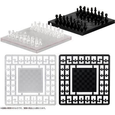 Puripura 1 12 Chess With Puripura Figures  Clear X Black 