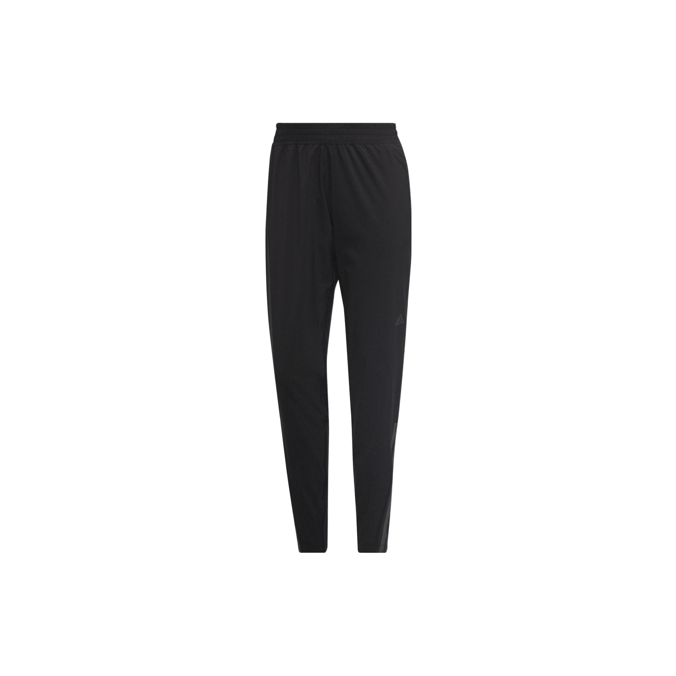 (WMNS) adidas Run Icons 3-Stripes Wind Running Pants Asia Sizing  Black  Women s HB6501 S