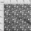 oneOone Cotton Flex Black Fabric Nostalgia Coffee Sewing Fabric By The Yard Printed Diy Clothing Sewing Supplies 40 Inch