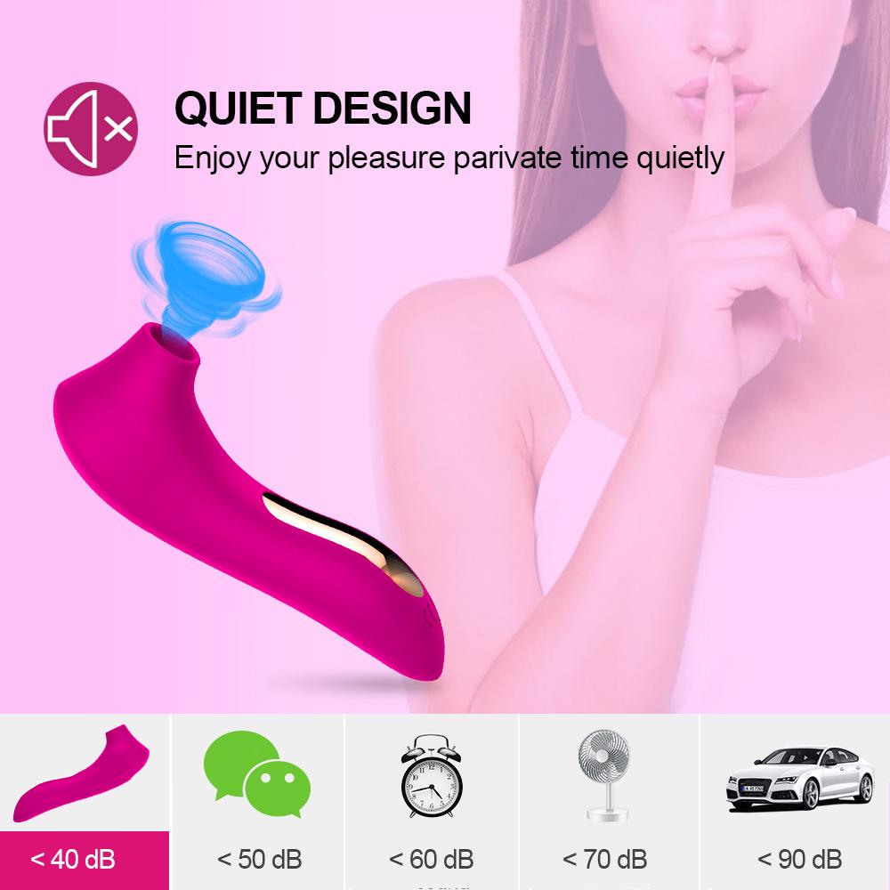 Portable Suction Egg Vibrator - Clitoral Licking Toy for Women