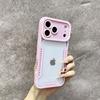 New Transparent Glass Fashion Phone Case for iPhone 17 Pro Max Air 16 Pro  15 14 13 12 11 Shockproof Protection Change 17 Series