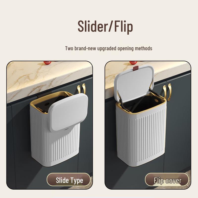 Gongli Wall-Mounted Stainless Steel Waste Bin