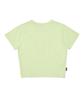 Gola W Big Logo Slim Crop T-Shirts [Lime]