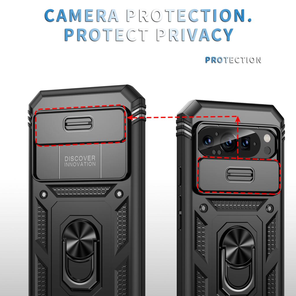 3 In 1 Best Protection Armor Case for Google Pixel 10 Pro XL 9 9A 8 8A Pixel10 Pixel9 Pixel8 Pixel 9 Pro XL 5G Lens Cover