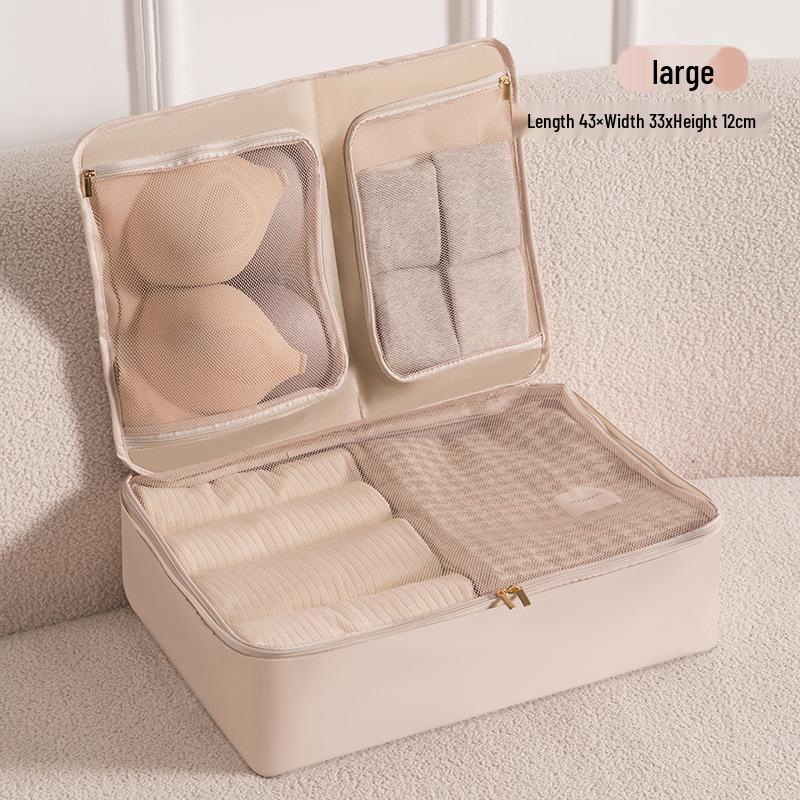 Waterproof Travel Storage Bag: Portable 3-in-1 Bag for Intimate Apparel & Luggage Organization