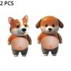 Cute Puppy 3D Belly Puffy Stickers DIY Soft Belly Squeezable Kitty Stickers Phone Case Decoration Children's Toy Birthday Gift