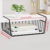 1Pcs Under Table Cabinet Storage Rack Small/Large Hanging Mesh Basket Kitchen Organizer Shelf