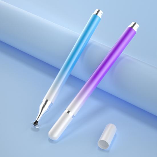 Tablet Stylus Sensitive Transparent Disc Nib Gradient Color Widely Compatible Precise Smooth Writing