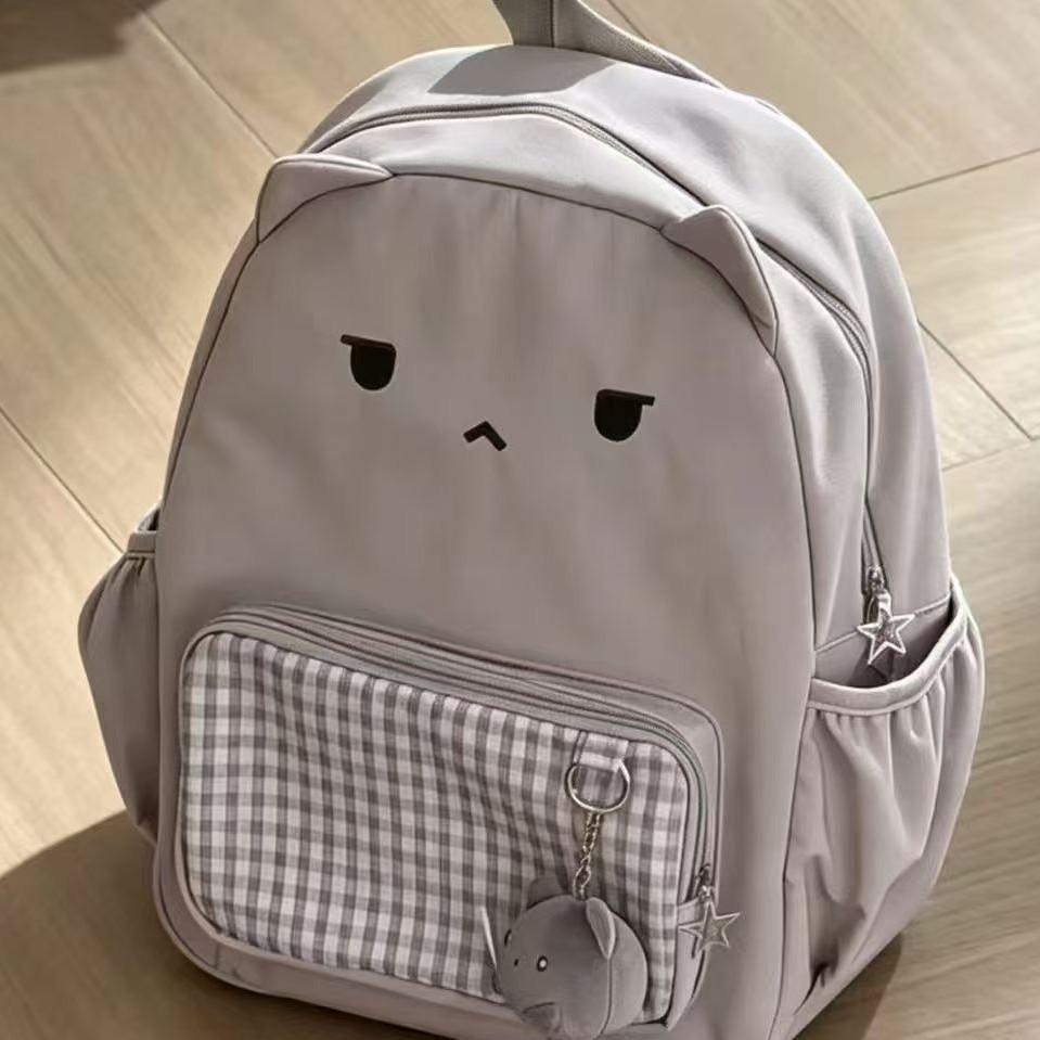 Schoolbag new Korean niche cute soft cute cat backpack student leisure travel lightweight backpack children's schoolbag