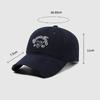 Embroidered Letter Baseball Cap Unisex Sunshade Soft Top Raked Cap Couple's Outdoor Cap