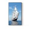 Sailboat Backlight Posters and Prints Ocean Landscape Canvas Paintings Wall Art Picture Home Decor for Living Room Bedroom