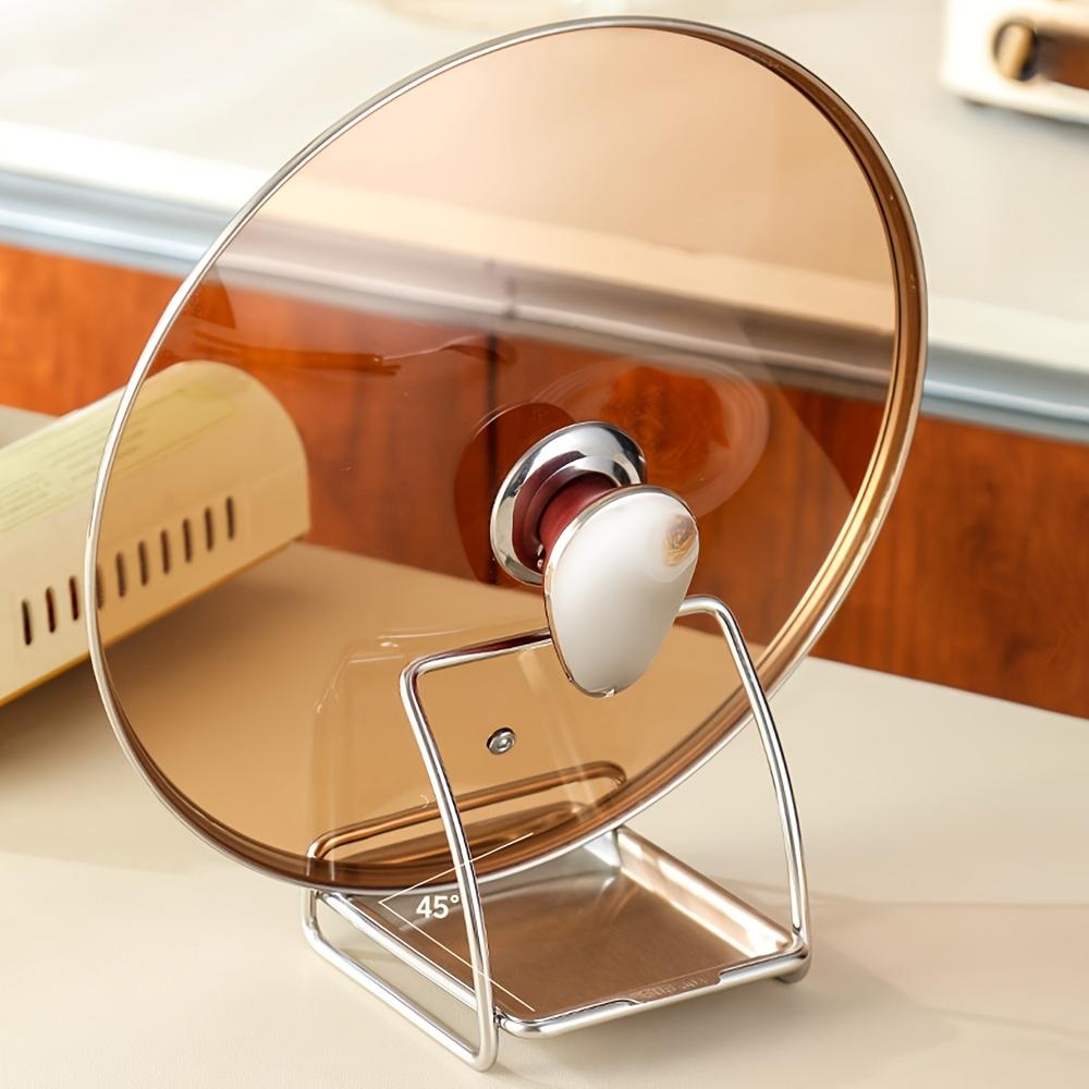 1PC High-grade Stainless Steel Spoon Holder, Lid Holder, Made of Stainless Steel, More Practical and Durable, Including Lid Holder
