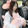 Auto Neck Rest Plush Toys Car Seat Supports Car Neck Pillow Cat Headrest Pillow Car Neck Support