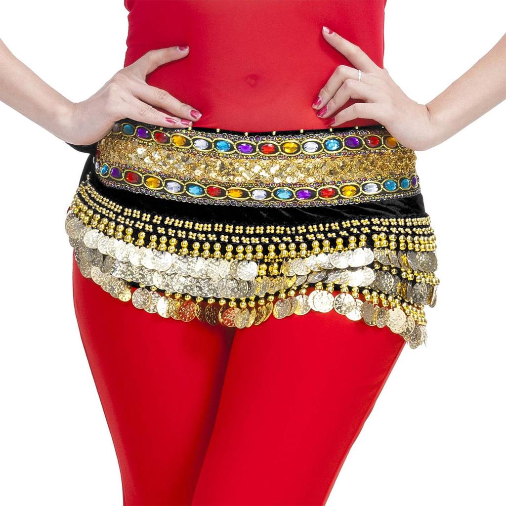 Ladies' Belly Dance Hip Scarf, Waist Chain Hip Scarf, Tassel Chiffon Performance Dress, Waist Scarf