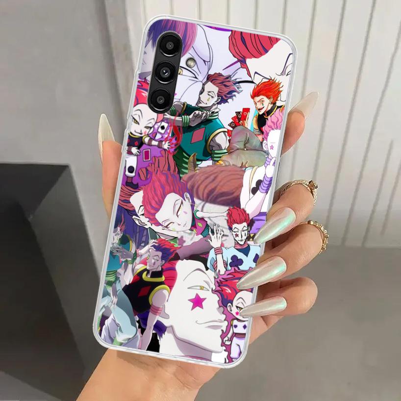 Custodia per telefono Hunter HXH Hisoka per Samsung Galaxy A17 A16 A37 A26 A36 A57 A56 A15 A25 A35 A55 A14 A24 A34 A54 A13 A23 A33 A53 Gala