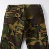 American High Street Herren Camouflage Ripped Slim Fit Denim Jeans