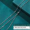 Double-Sided Lucky Four-Leaf Clover Pendant Necklace In S999 Sterling Silver - Versatile Clavicle Chain Gift for Girlfriend