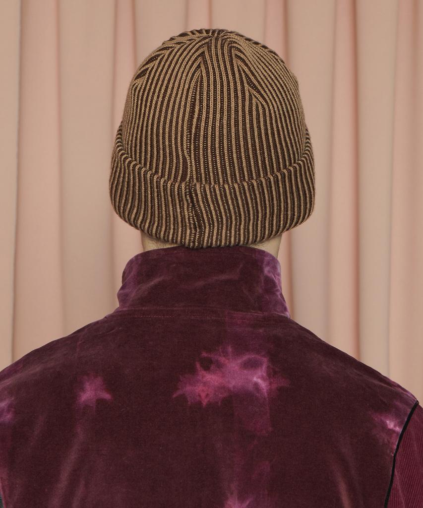 UNALLOYED Two-Tone Beanie / Beige