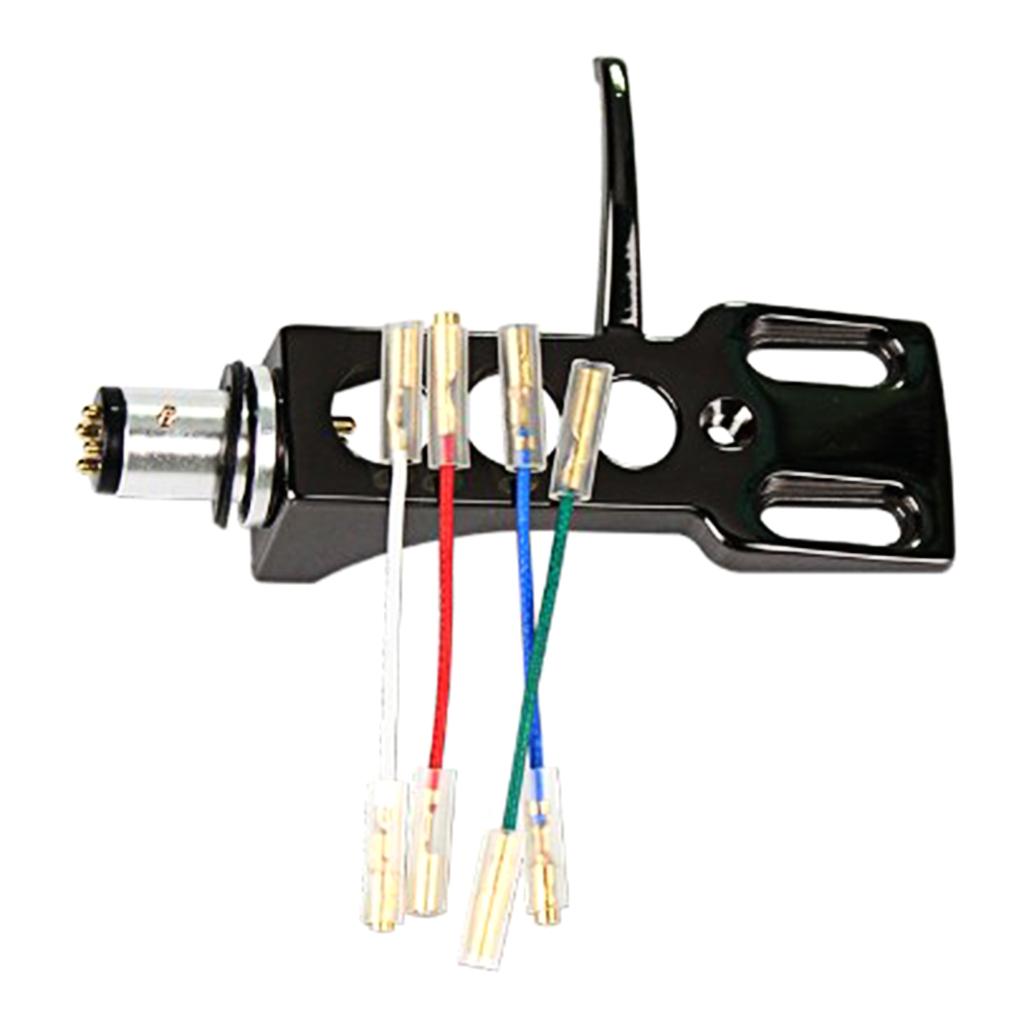 4 Pin Contacts Black Turntable Headshell For Technics For Turntables Fit Phono Turntables Headshells Accessories