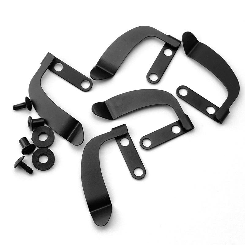1piece Stainless Steel KYDEX IWB HOLSTER CLIPS K Sheath Waist Clip Accessories Knife Scabbard Back Clip KYDEX Carrying Belt Clip