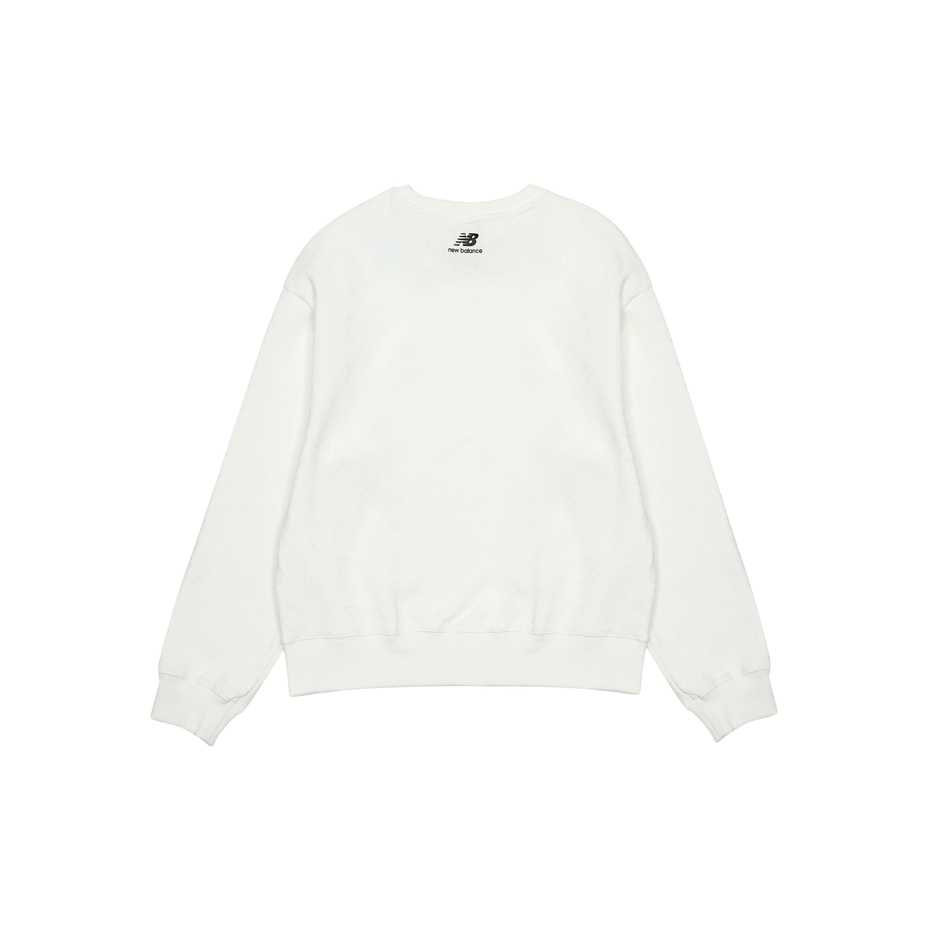 (WMNS) New Balance Logo Casual Sweatshirt Asia Sizing  White  Women s 5CC37142-WT M