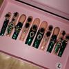 Thick and Hard Artificial Fingernails Square and Long Manicure False Nails with Glue Stickers  Press on Nails