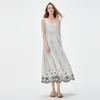 ELLE 2026 Summer Embroidered A-Line Maxi Dress